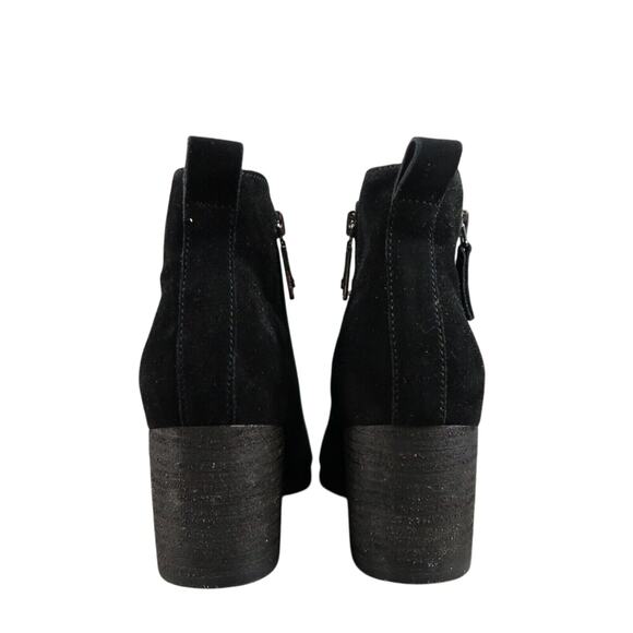 Blondo Shoes Womens 6 Bootie Block Heel Classic Leather Fashion Waterproof Black - Picture 5 of 16